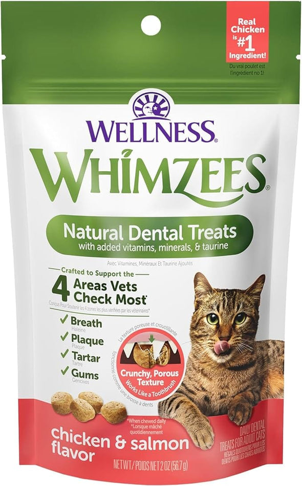 WHIMZEES Chicken and Salmon Cat Dental Treats