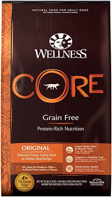 Wellness CORE Natural Grain Free Original Turkey & Chicken Recipe Dry Dog Food