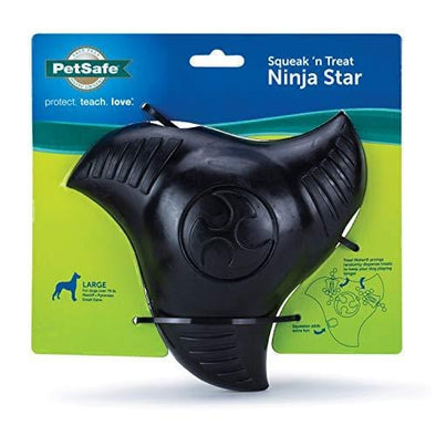 Petsafe Squeak 'N Treat Ninja Star Toy for Dogs