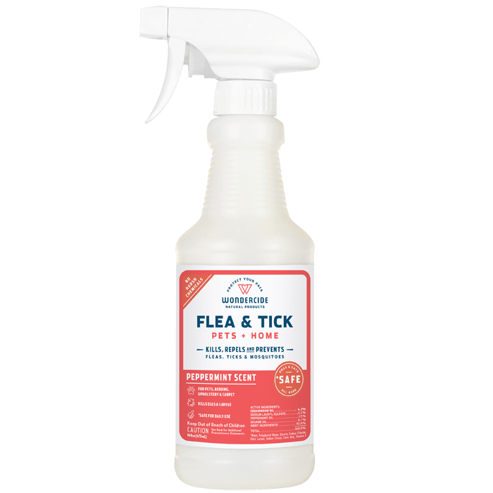 Wondercide Peppermint Flea and Tick Spray for Pets Home