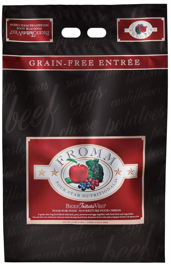 Fromm Four Star Grain Free Beef Frittata Veg Dry Dog Food