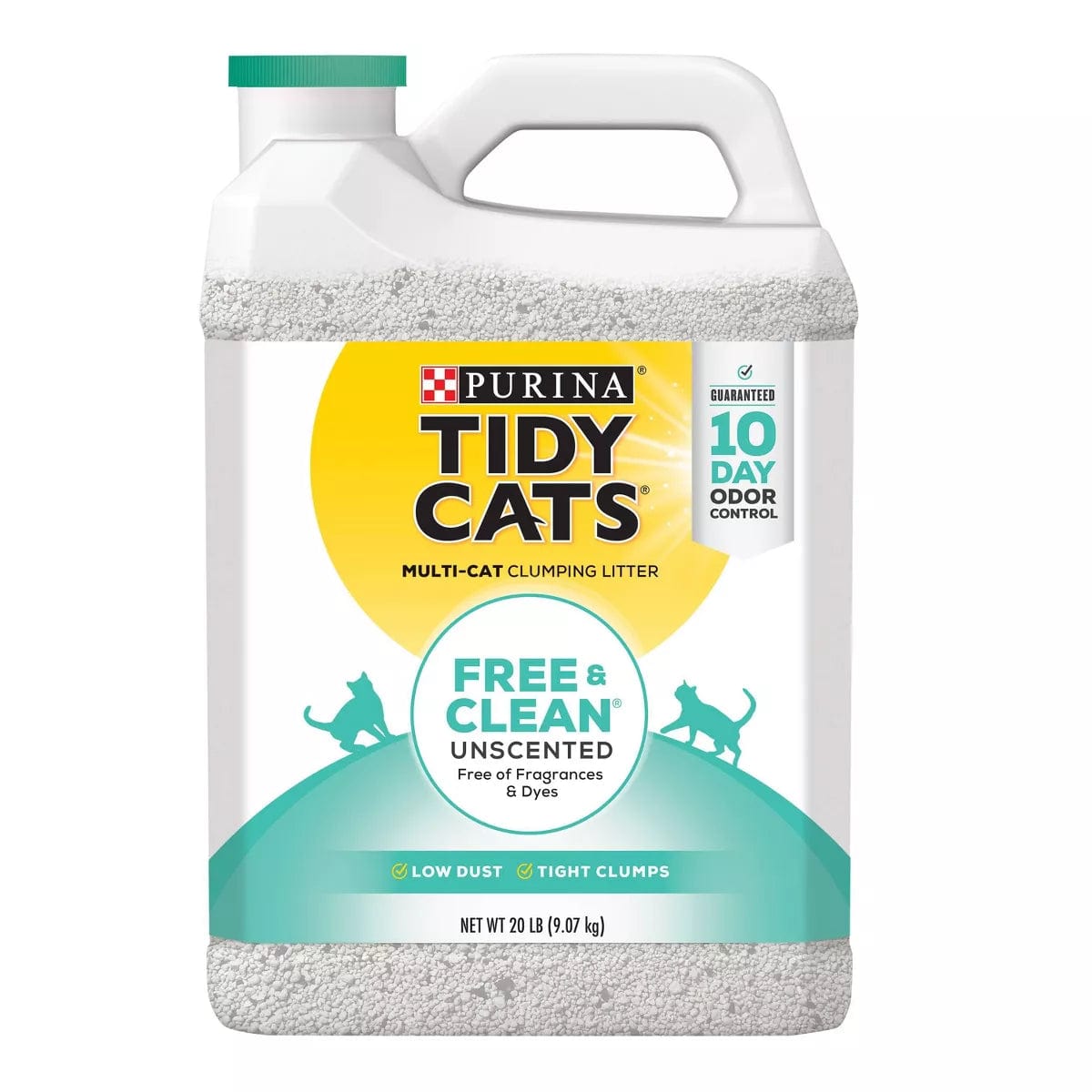 Clumping store kitty litter