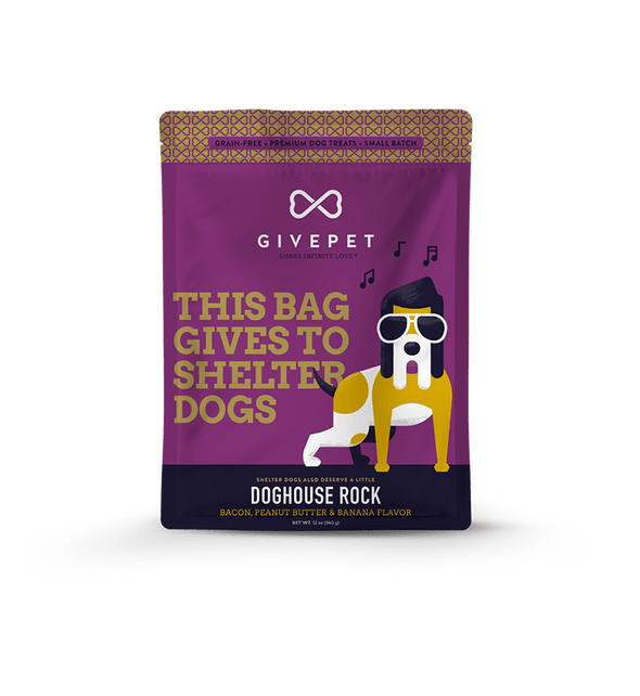 GivePet Dog House Rock Treats for Dogs