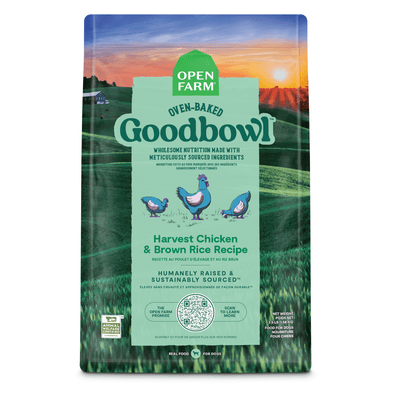 Open Farm Goodbowl Harvest Chicken and Brown Rice Recipe Baked Dry Dog Food