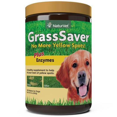 NaturVet GrassSaver Chewable Wafers for Dogs