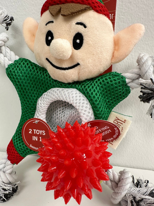 Territory Elf Holiday Toy for Dogs