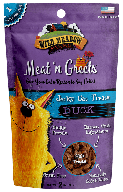 Wild Meadow Farms Duck Meat'N Greets Treats for Cats