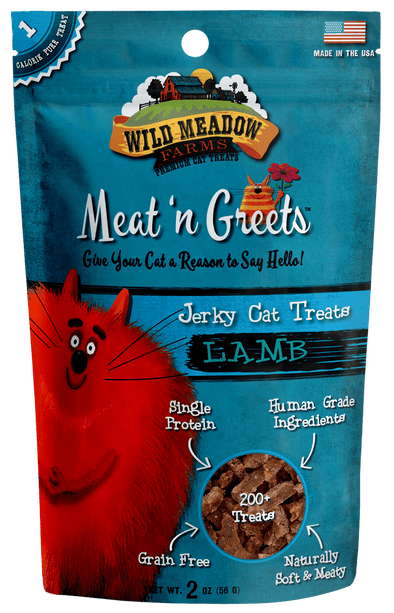 Wild Meadow Farms Lamb Meat'N Greets Treats for Cats