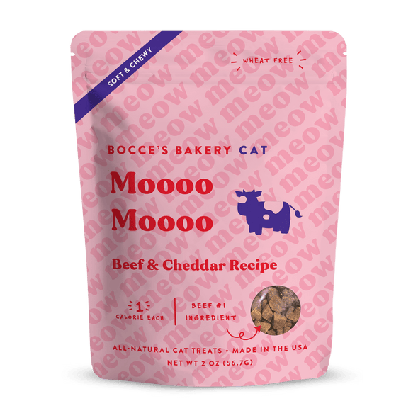 Bocce's Bakery Moooo Moooo Soft & Chewy Treats for Cats