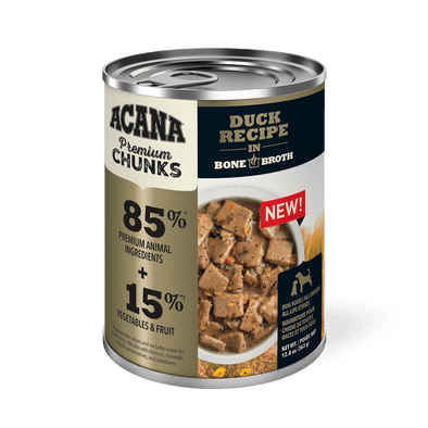 Acana Premium Chunks Grain Free Duck Recipe for Dogs