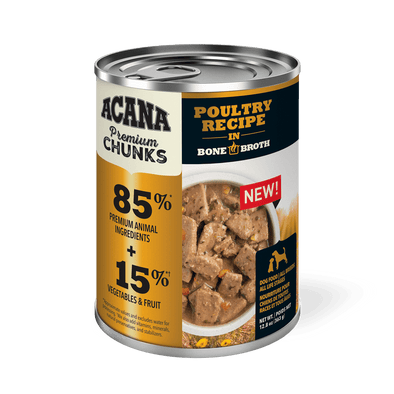 Acana Premium Chunks Grain Free Poultry Recipe for Dogs