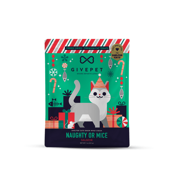 GivePet Naughty Or Mice Freeze-Dried Treats for Cats