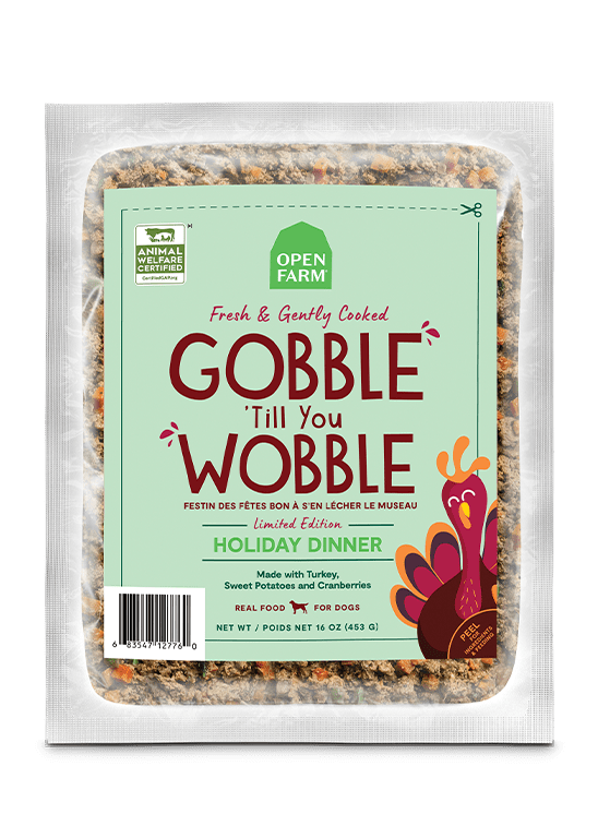Open Farm Gobble 'Till You Wobble Gently Cooked Holiday Dinner For Dogs