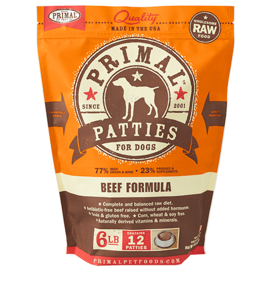 Primal Raw Frozen Beef Formula For Dogs