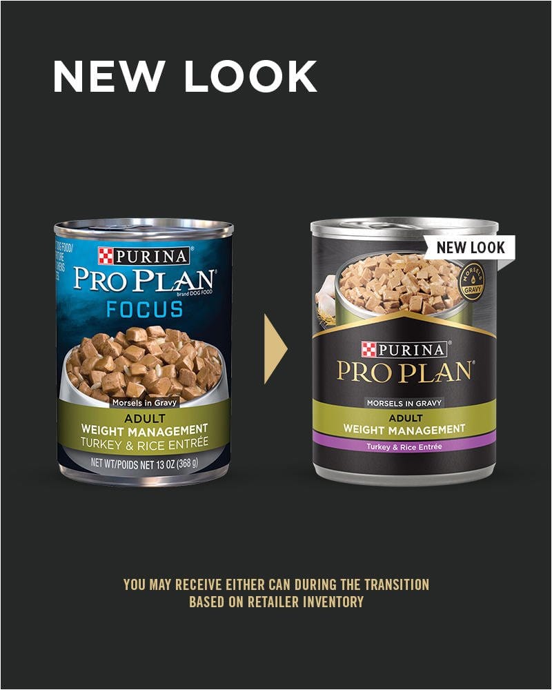 Purina Pro Plan Weight Management Turkey Rice Entrée Wet Dog Food