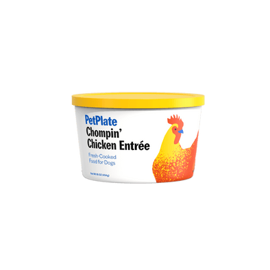 PetPlate Chompin' Chicken Entree Dog Food Frozen for Dogs