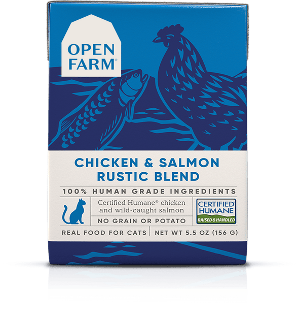 Open Farm Grain Free Chicken & Salmon Recipe Rustic Blend Wet Cat Food