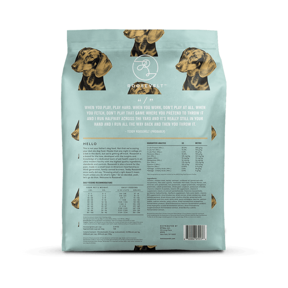 Roosevelt Grandma Dot's Chicken & Ancient Grain Recipe Dry Dog Food
