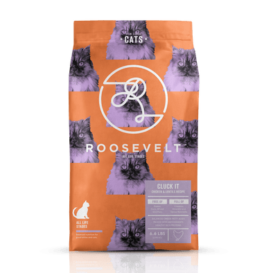 Roosevelt Cluck It Chicken & Lentils Grain Free Recipe Dry Cat Food 