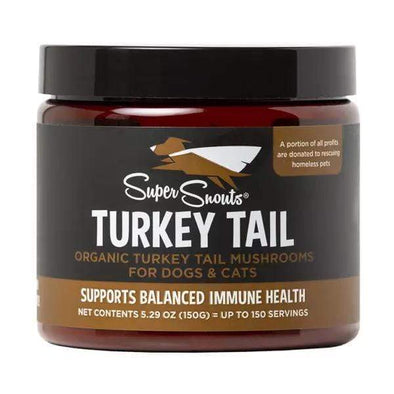 Super Snouts Turkey Tail Powder Supplements for Dogs and Cats