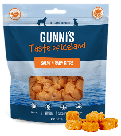 Gunni's Salmon Baby Bites Treats for Dogs
