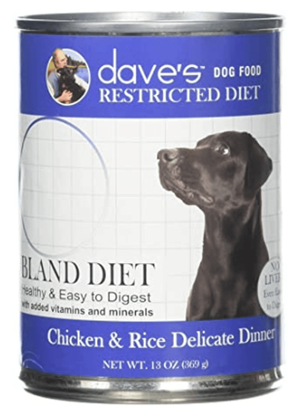 Dave's Pet Food Restricted Diet Bland Chicken & Rice Delicate Dinner