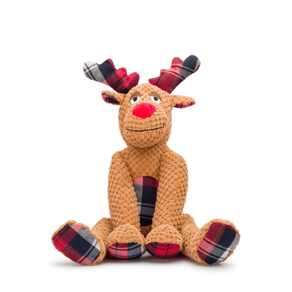 Fabdog Floppy Reindeer Holiday Toy for Dogs