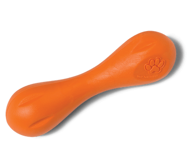 West Paw Hurley Tangerine orange Green Dog Toy