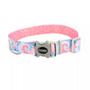 Coastal Pet Products Sublime Adjustable Dog Collar in Pink Tie Dye with Pink Arrows
