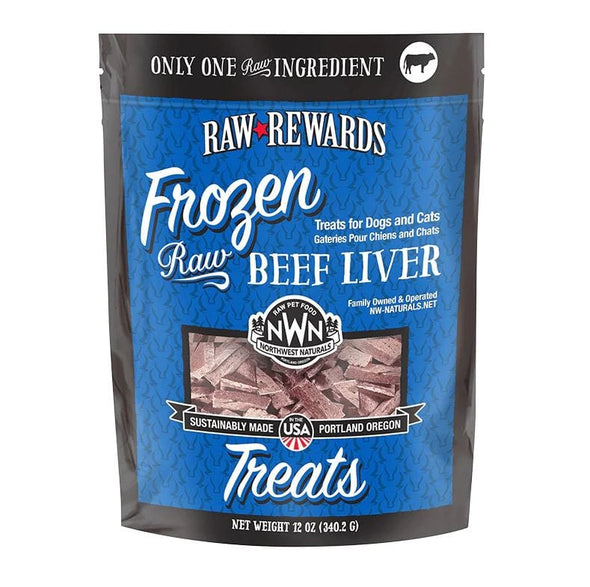 Northwest Naturals Raw Rewards Frozen Beef Liver Treats