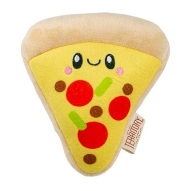 Territory Fast Food Pizza Plush Dog Toy