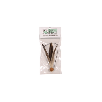 From The Field Freddy's Feather Wand Natural Cat Toy Refill
