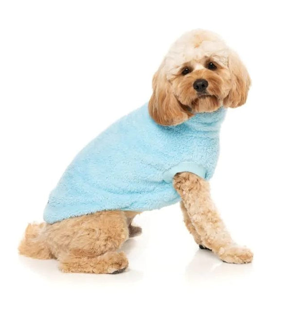 Fuzzyard Turtle Teddy Sweater - Blue for Dogs