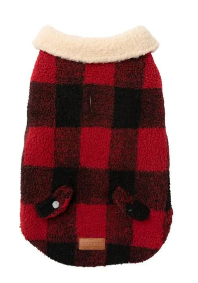 Fuzzyard The Lumberjack Coat - Red for Dogs