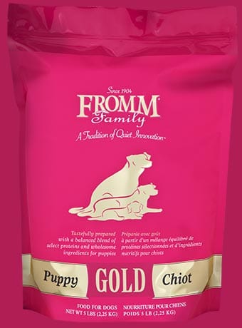 is fromm dog food high in protein