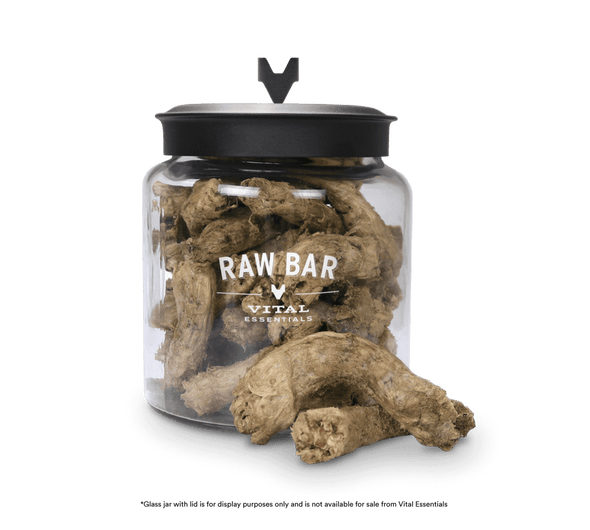Vital Essentials Raw Bar Freeze-Dried Chicken Neck Dog Treats