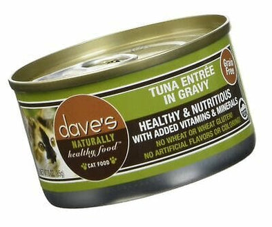 Dave's Pet Food Naturally Healthy Grain Free Tuna Entree in Gravy