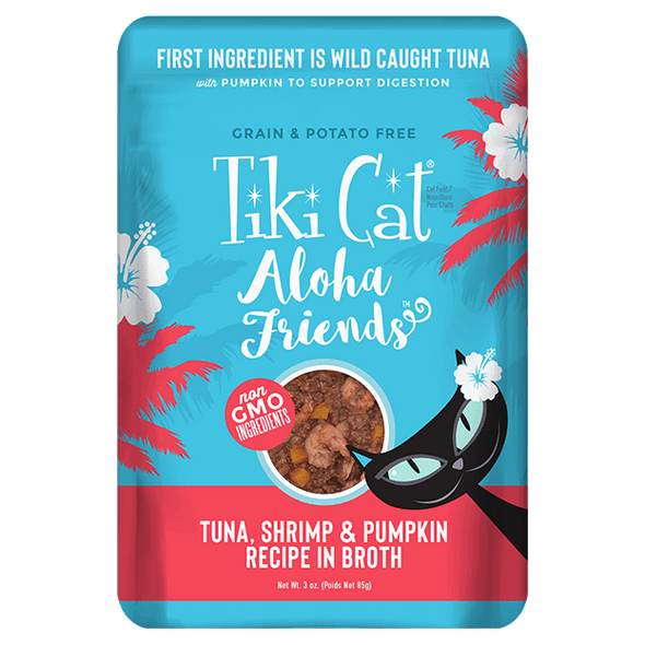 Tiki Cat Aloha Friends Grain Free Tuna with Shrimp and Pumpkin Canned Cat Food